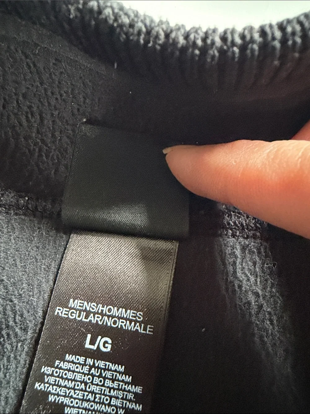 The North Face Black Full-Zip Fleece Jacket